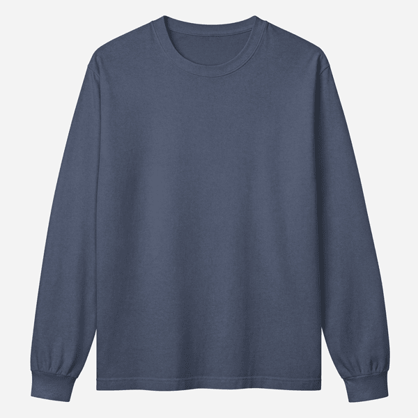 Unisex Garment Dye Heavyweight Long Sleeve Tee | Bella + Canvas 4851GD