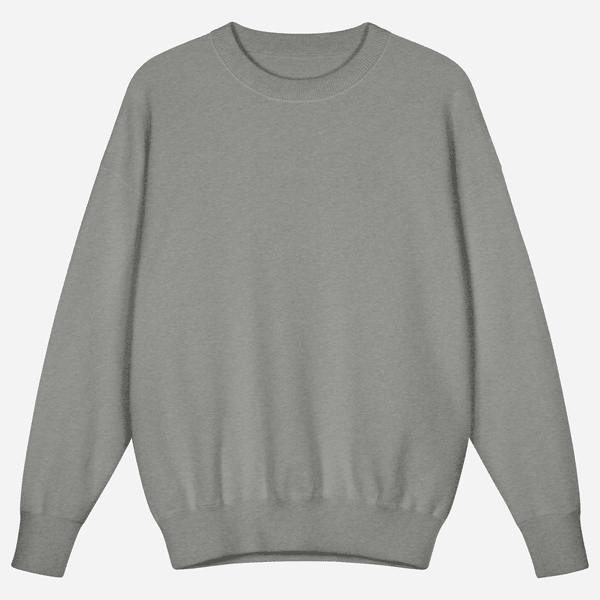 Kids Knitted Relaxed Fit Crewneck Sweater