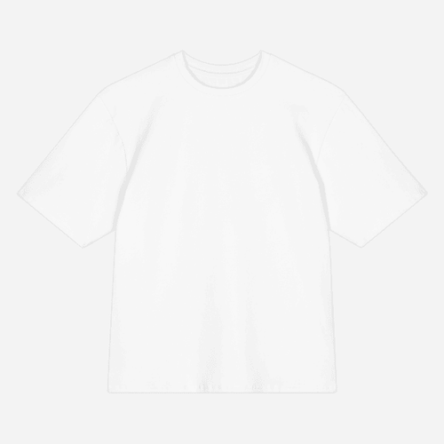 All-Over Print Oversized Cotton T-Shirt