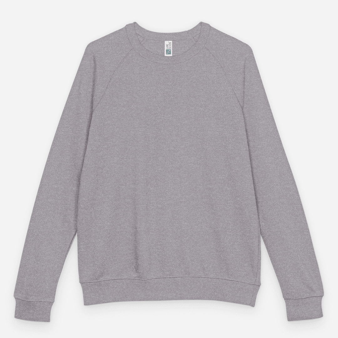 Unisex French Terry Raglan Crewneck | Lane Seven LS13004